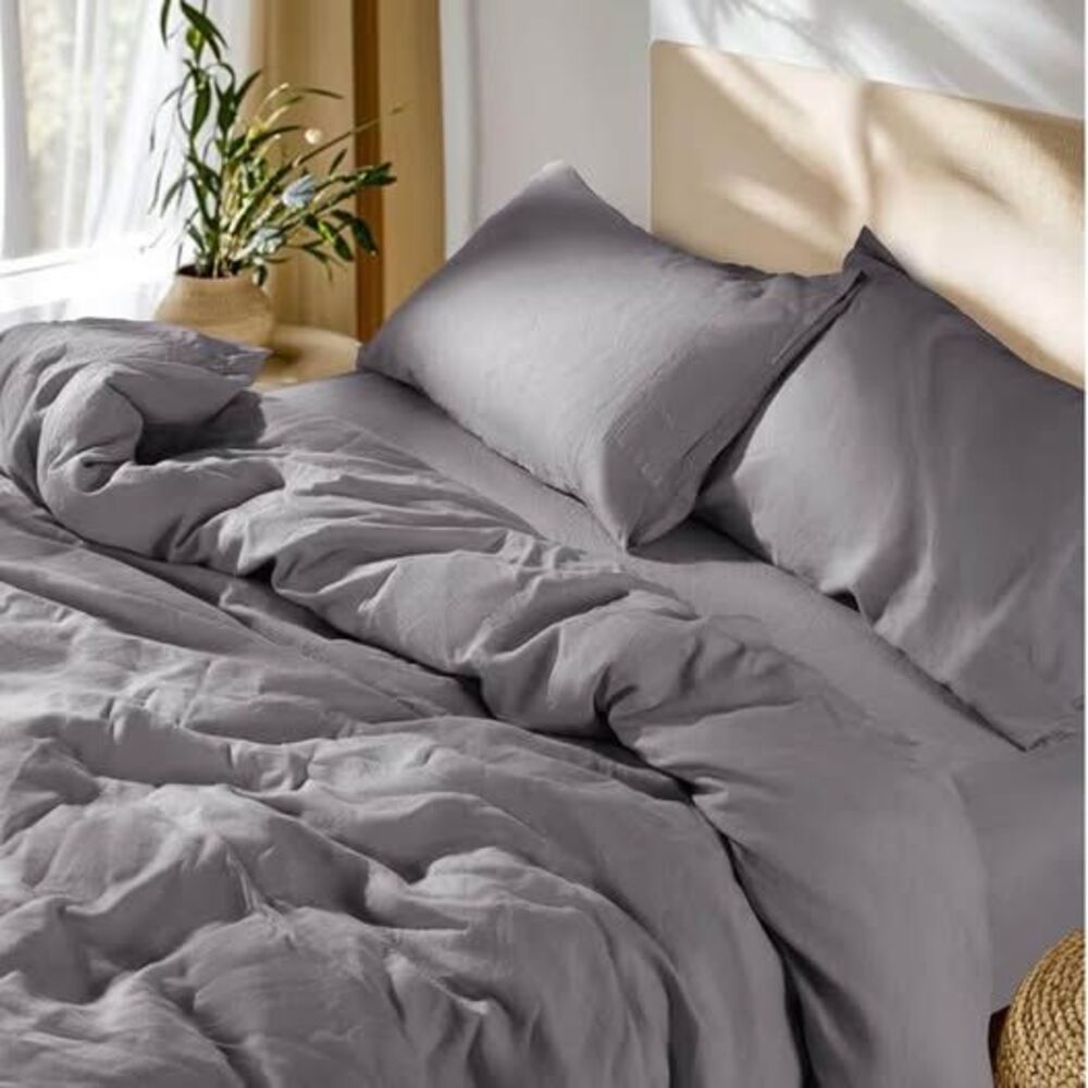 SONORO KATE 100% French Linen Duvet Cover CALIFORNIA KING